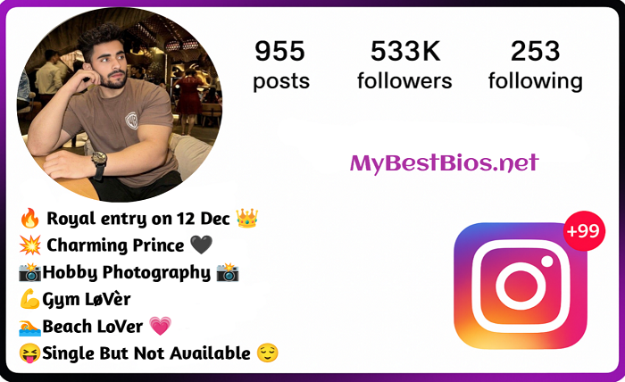 instagram bio in boys